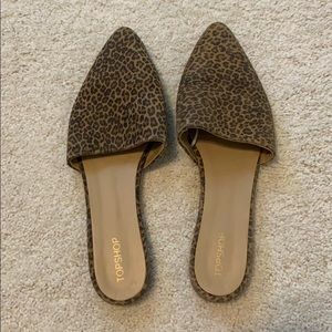 Topshop cheetah flats